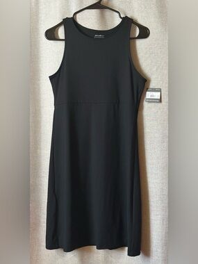 Eddie Bauer•sleeveless athletic dress•size XS•polyester•black•moisture wicking